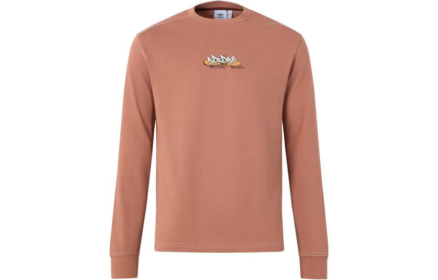 Adidas Originals City Skate Long Sleeve Tee T Shirt Unisex Clay Strata