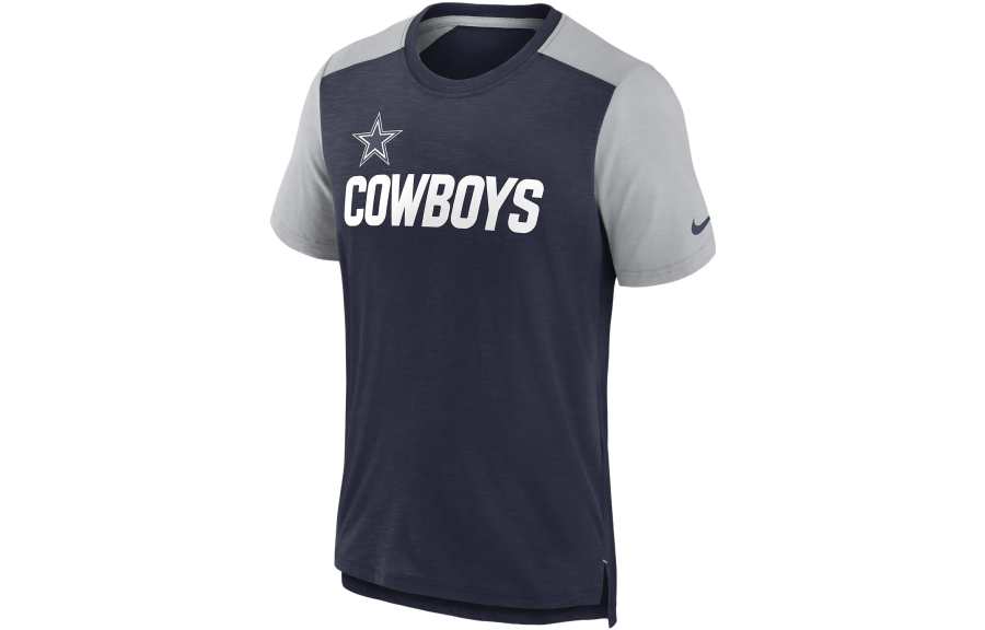 Nike Nike X NFL T Shirts Men's Marine Blue Crew Neck Moderate Straight Fit