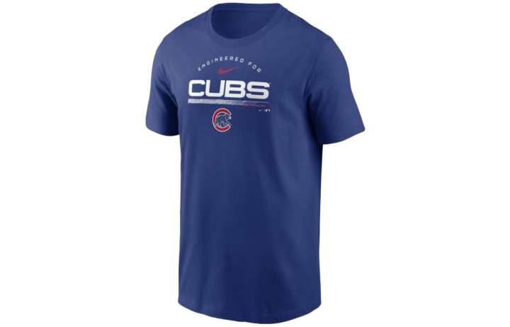 Nike Nike T Shirts Men's Blue Crew Neck Moderate Straight Fit