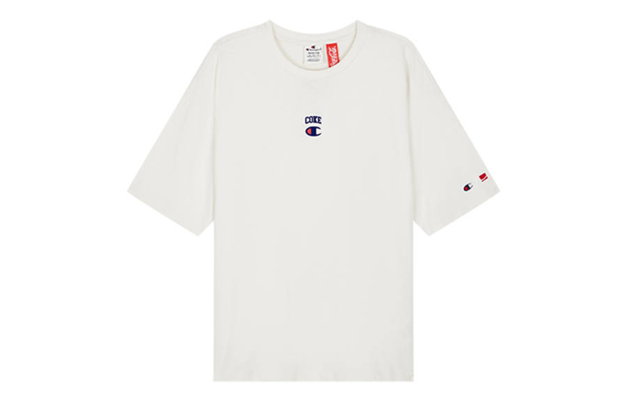 Champion X Coca Cola Logo Printed Crewneck T-Shirt