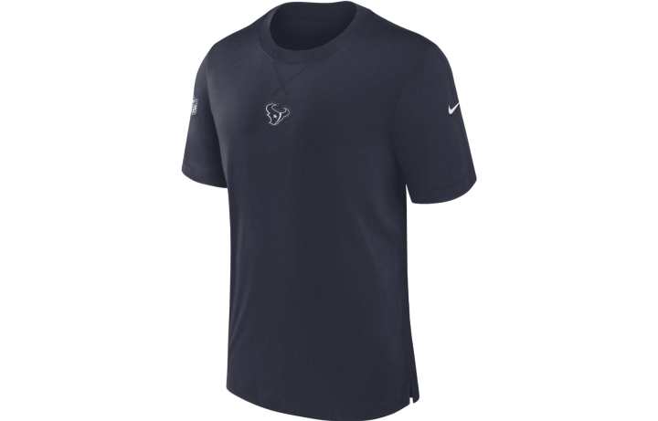 Nike Nike T Shirts Men's Dark Blue Crew Neck Moderate Straight Fit