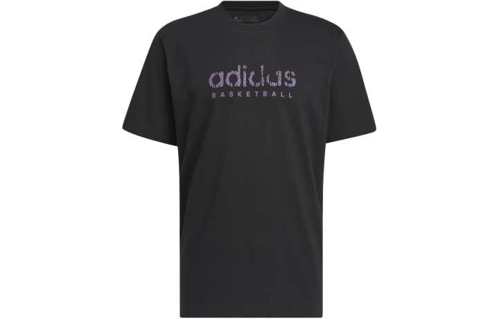 Adidas Adidas T Shirts Men's Black Crew Neck Moderate Straight Fit