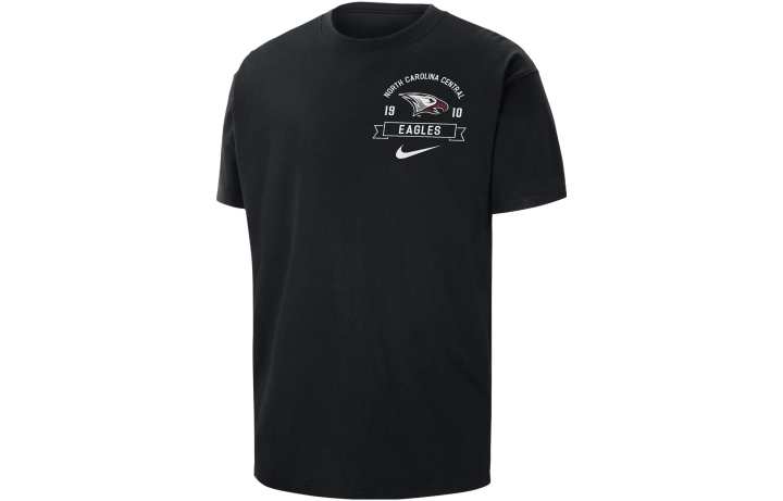 Nike Nike T Shirts Men's Black Crew Neck Moderate Straight Fit