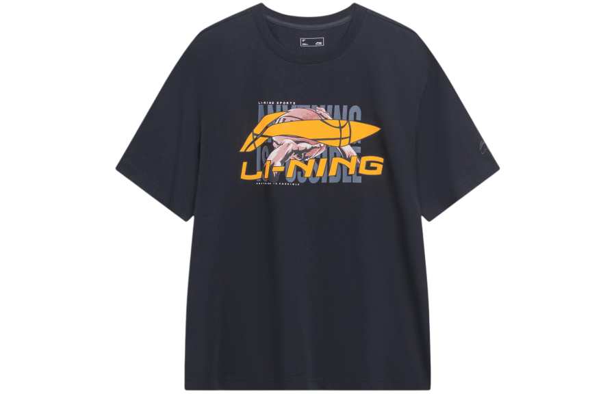 Li-Ning Li Ning Sports Life Collection T Shirt Men's Black