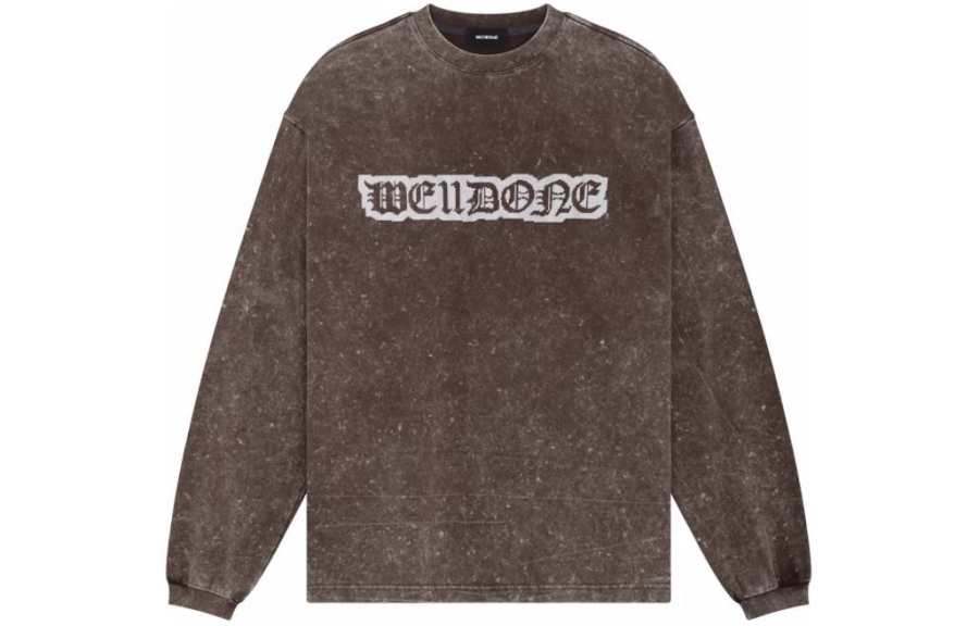 WE11DONE WE11DONE SS24 T Shirt Unisex Brown
