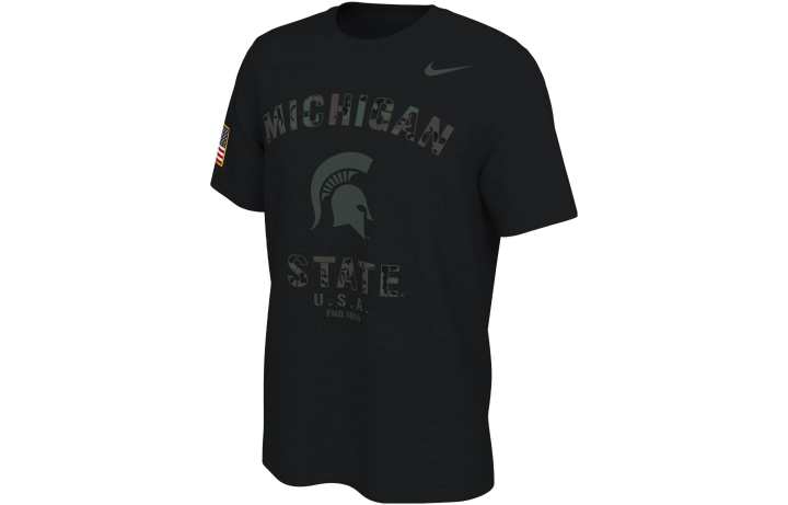 Nike Nike T Shirts Men's Black Crew Neck Moderate Straight Fit