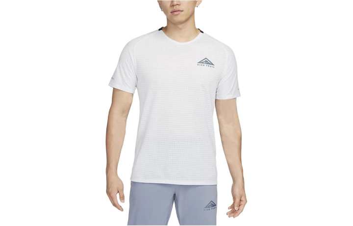 Nike Nike T Shirts Men's Soccer Gray Crew Neck Moderate Straight Fit