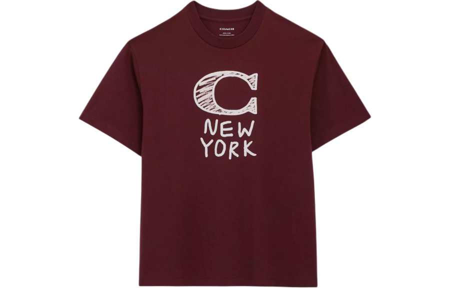 COACH Men's Outlet Signature T-Shirt PORT