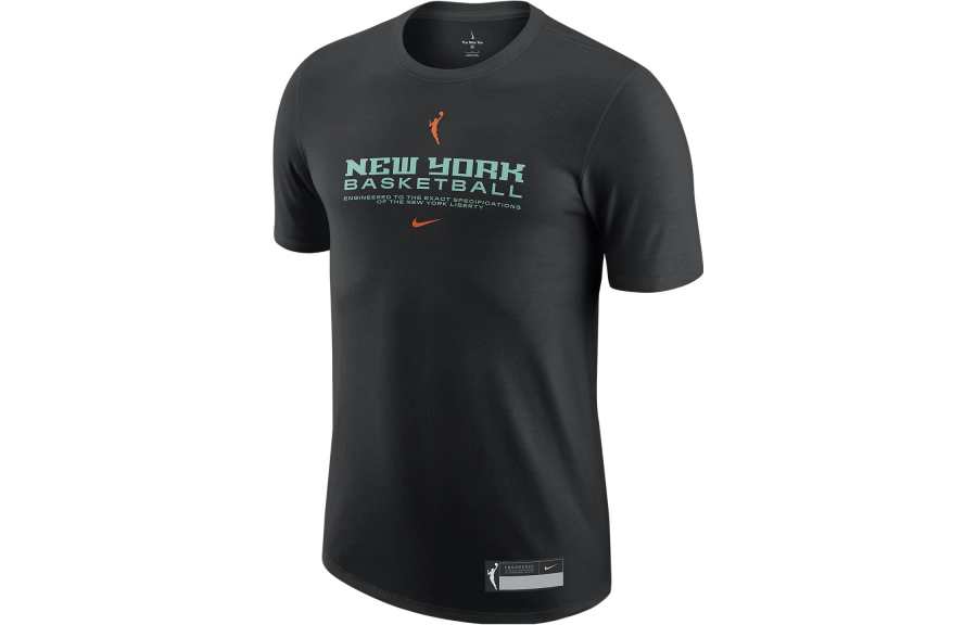 Nike Nike T Shirts Men's Black Crew Neck Moderate Straight Fit
