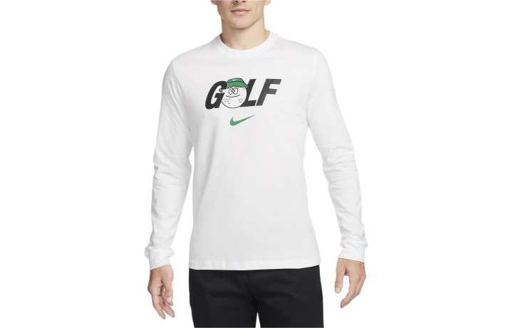 Nike Nike T Shirts Men's White Crew Neck Moderate Straight Fit
