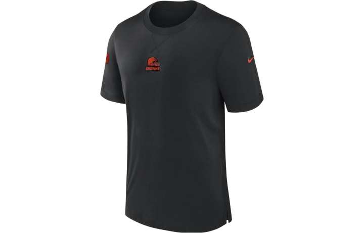 Nike Nike T Shirts Men's Black Crew Neck Moderate Straight Fit