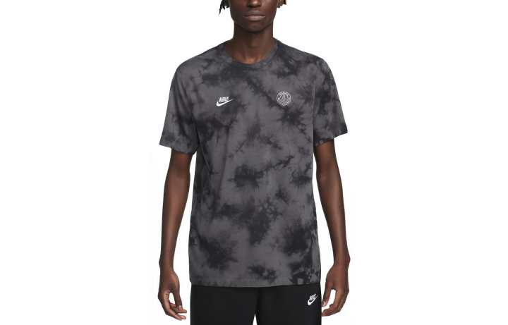 Nike Nike T Shirts Men's Iron Gray Crew Neck Moderate Straight Fit