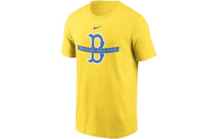 Nike Nike X MLB T Shirts Men's Yellow Crew Neck Moderate
