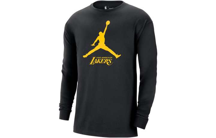 Jordan Jordan T Shirts Men's Black Crew Neck Moderate Straight Fit
