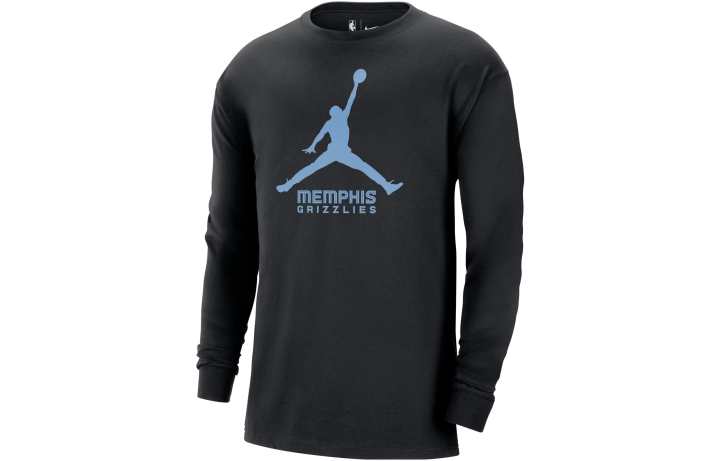 Jordan Jordan T Shirts Men's Black Crew Neck Moderate Straight Fit