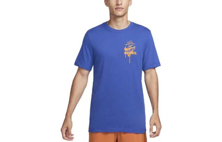 Nike Nike Short Sleeved T Shirts Men's Blue