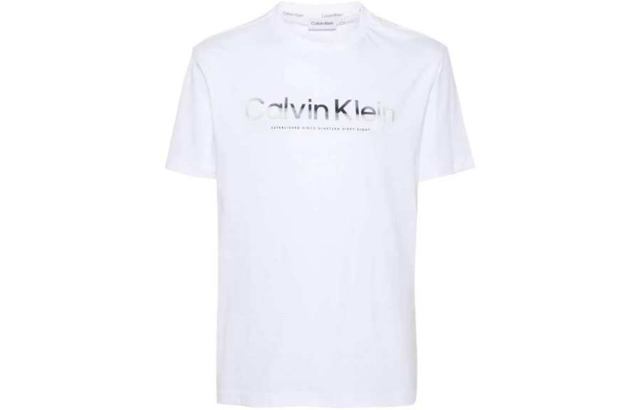 Calvin Klein Logo print Cotton T shirt