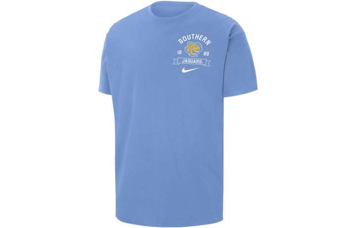 Nike Nike T Shirts Men's Light Blue Crew Neck Moderate Straight Fit