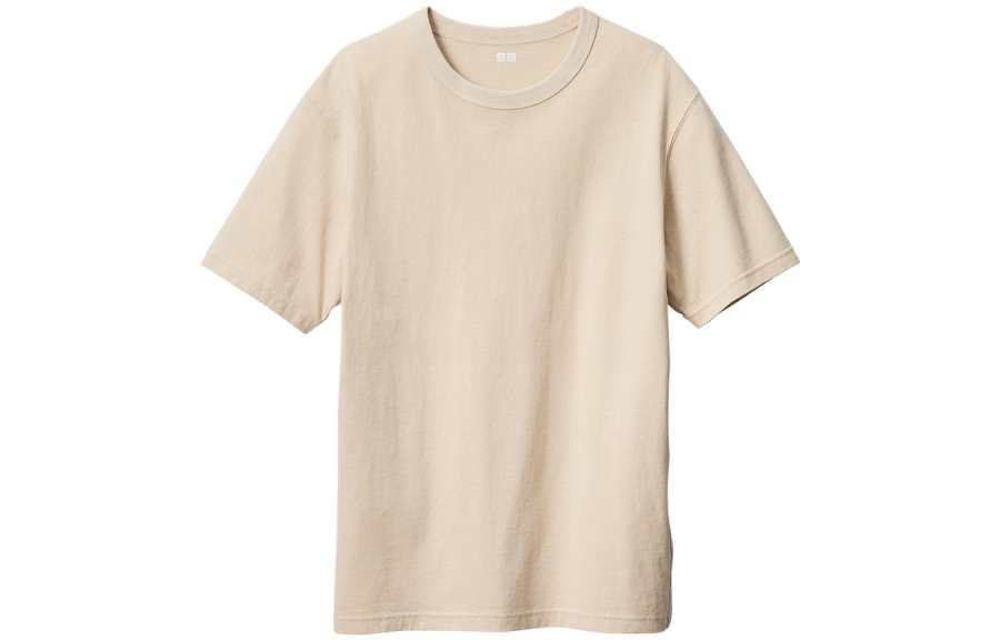 UNIQLO T Shirt Men's Light Beige