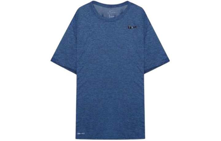 Nike Nike T Shirts Men's Dark Blue Crew Neck Moderate Other