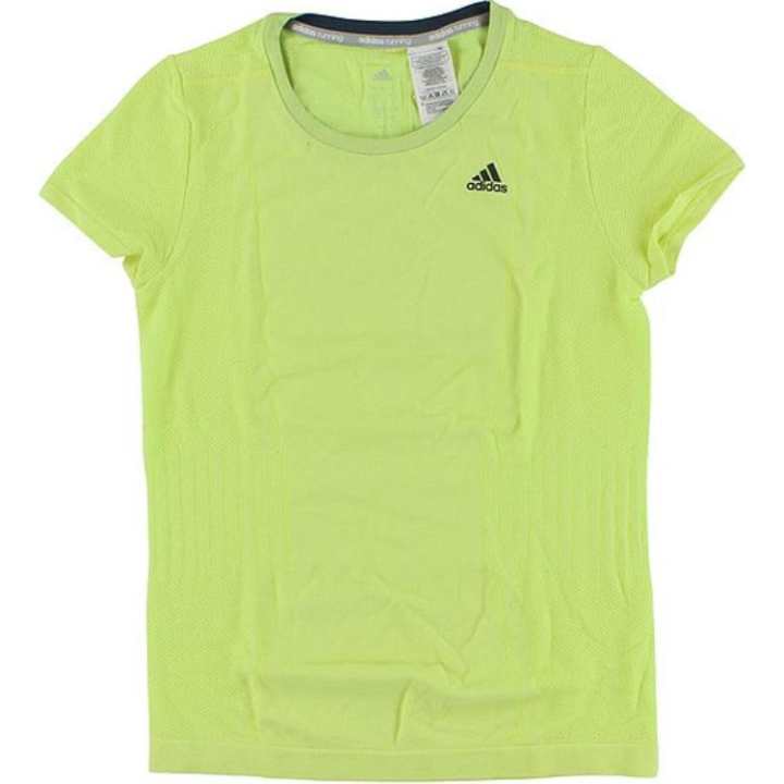 Adidas Adidas T Shirts Men's Yellow Crew Neck Moderate