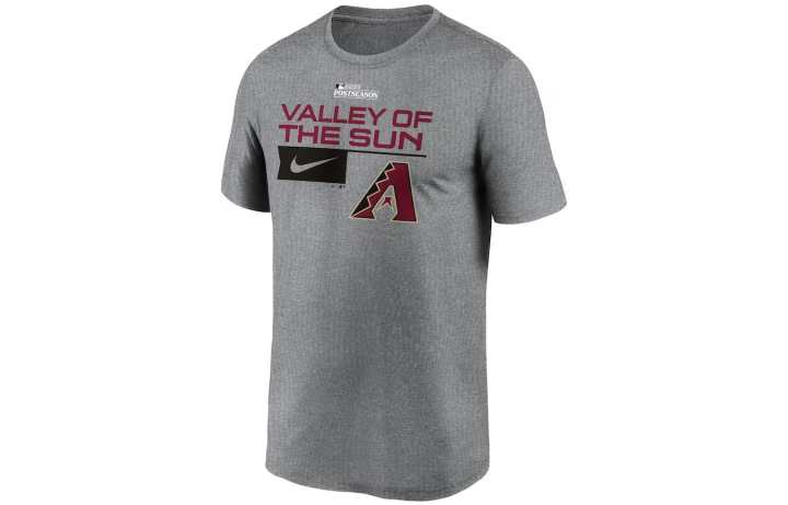 Nike Nike T Shirts Men's Gray Crew Neck Moderate Straight Fit