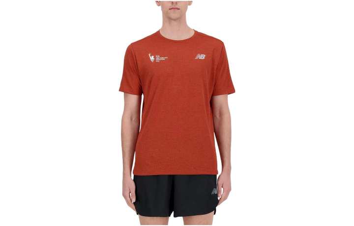 New Balance New Balance T Shirt Men's Brown Red