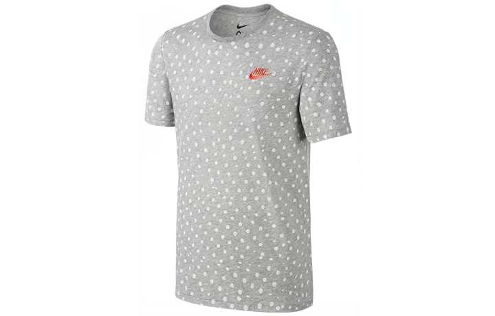 Nike Nike T Shirt Men's Dark Gray Heather Flower