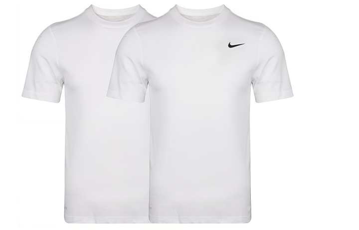 Nike Nike Dri FIT Crew Solid T Shirt Men's 2 Pack White