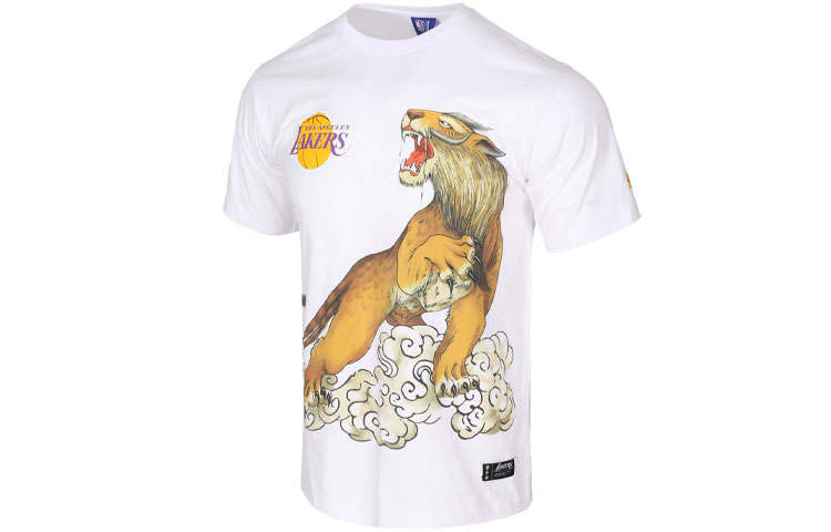 NBA Los Angeles Lakers T Shirt Unisex White