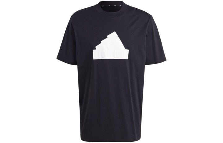 Adidas Adidas T Shirts Men's Black Crew Neck Moderate Straight Fit