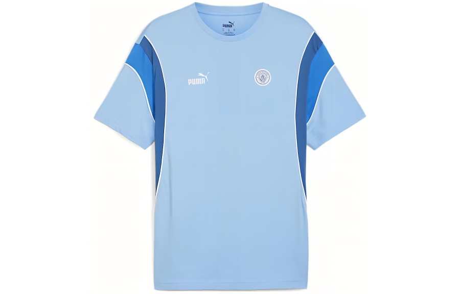 PUMA Manchester City FtblArchive T Shirt Men's Light Blue