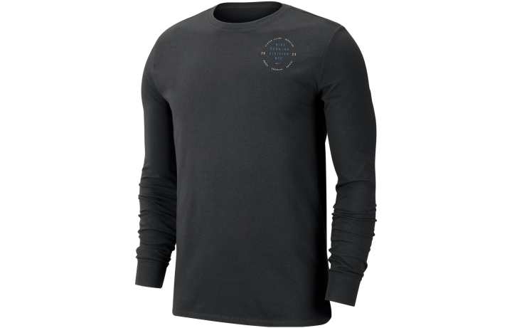 Nike Nike T Shirts Men's Black Crew Neck Moderate Straight Fit