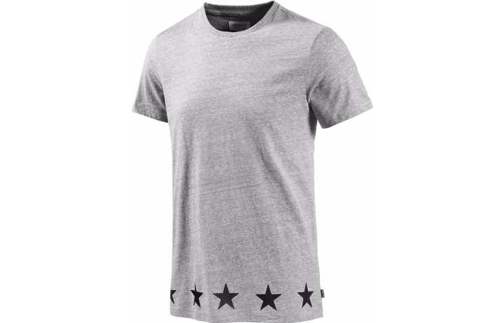 Adidas Adidas T Shirts Men's Gray Crew Neck Moderate Straight Fit