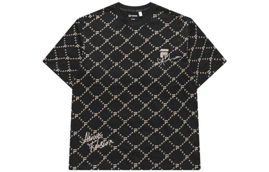 FILA FUSION FOB T Shirt Unisex Jet Black