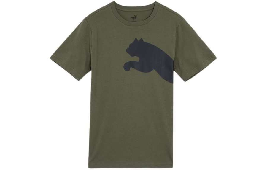 PUMA T Shirts Men's Crew Neck Moderate Straight Fit