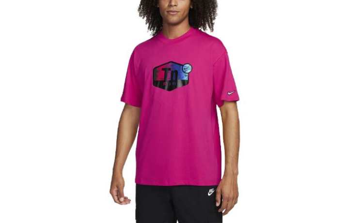 Nike Nike Sportswear T Shirt Men's Rose Red