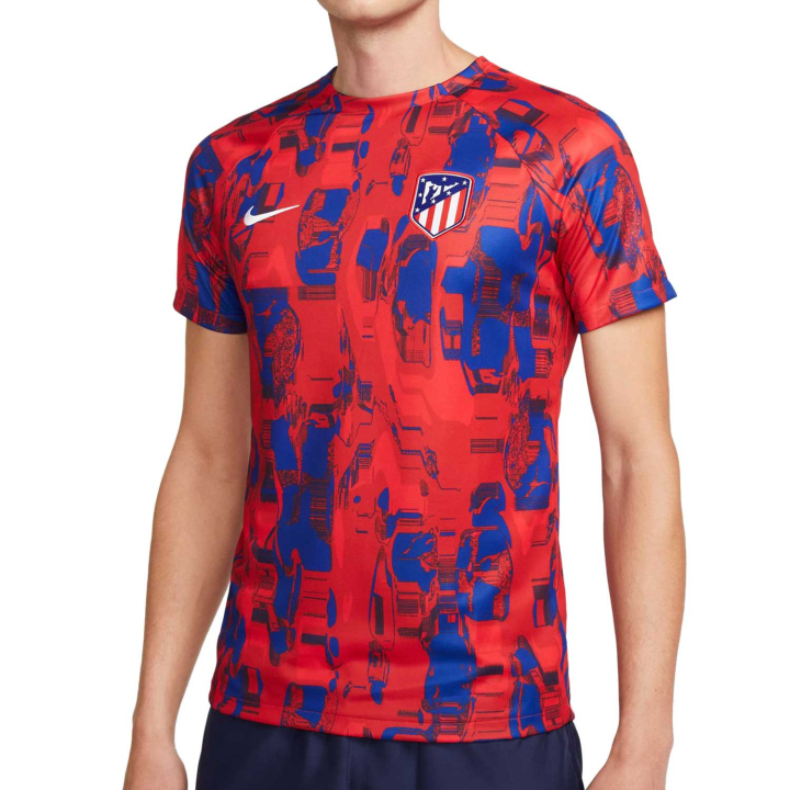Nike Nike T Shirts Men's Red Crew Neck Moderate Straight Fit