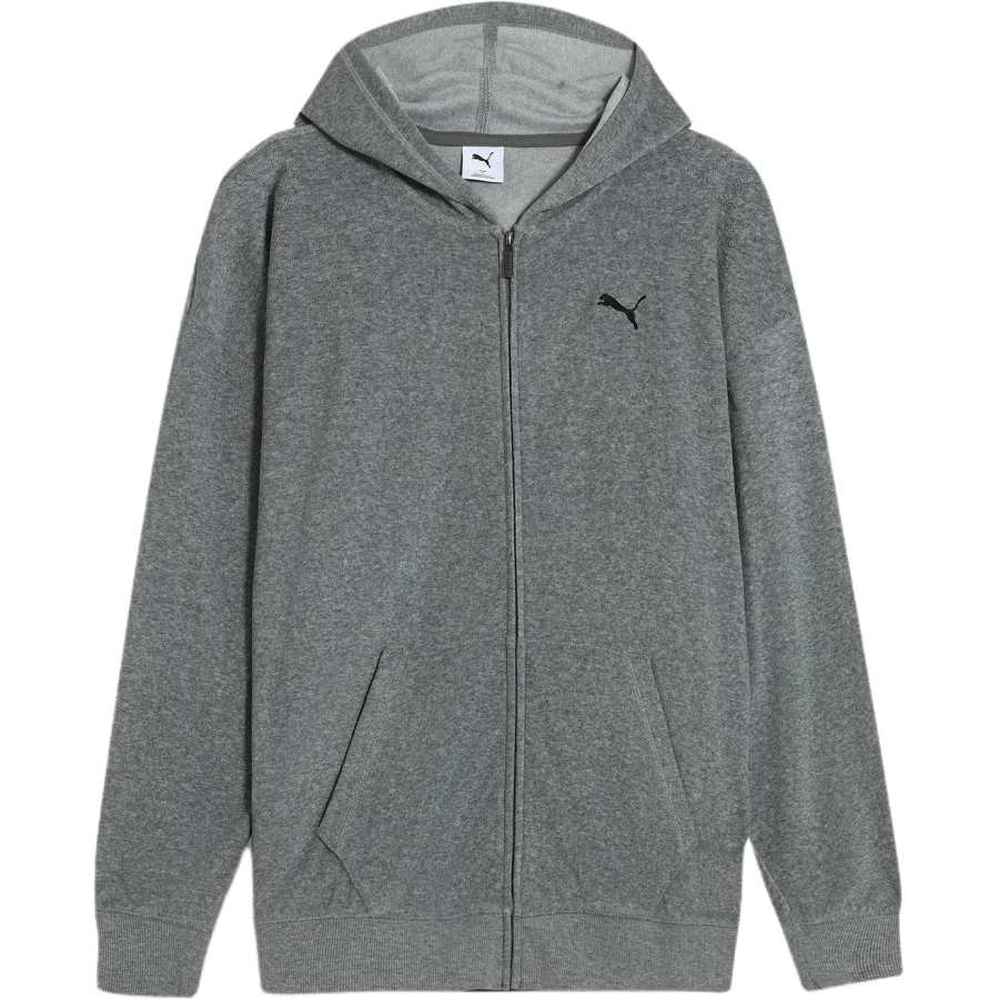 PUMA Jackets Unisex Gray 03 Hooded Non Detachable Moderate Other
