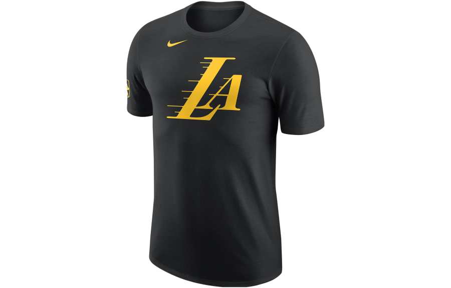 Nike Nike Los Angeles Lakers City Edition T Shirt City Edition, Los Angeles Lakers Men's Black