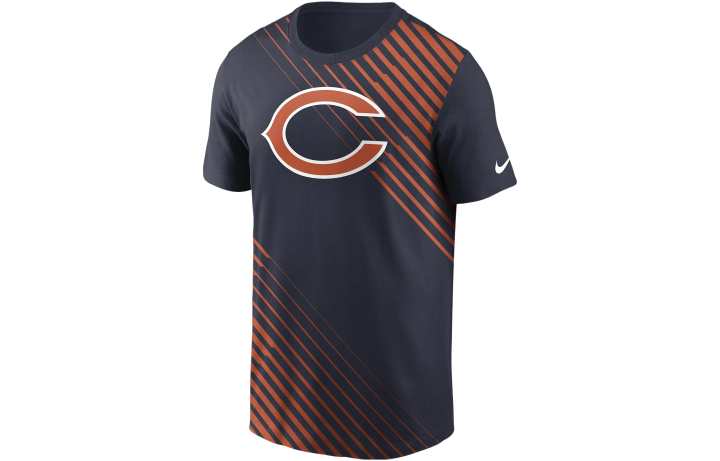 Nike Nike T Shirts Men's Marine Blue Crew Neck Moderate Straight Fit
