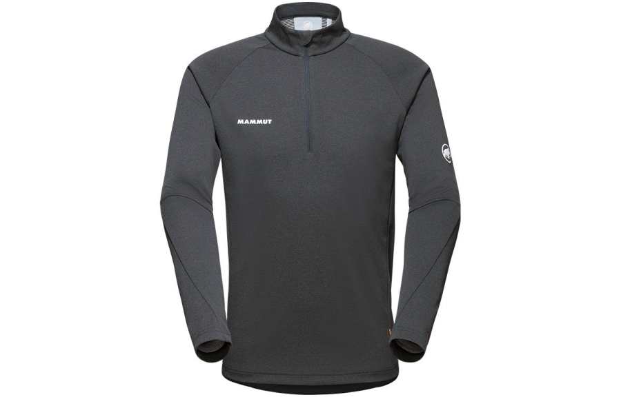 MAMMUT Aegility T Shirts Men's Stand Collar Moderate Straight Fit
