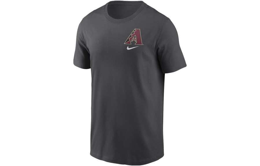 Nike Nike T Shirts Men's Dark Gray Crew Neck Moderate Straight Fit