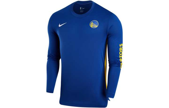 Nike Nike T Shirts Men's Rush Blue Crew Neck Moderate Straight Fit
