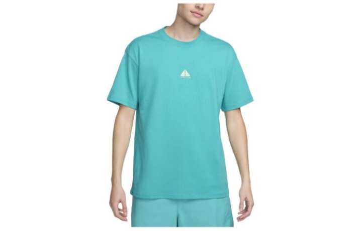 Nike Nike T Shirts Men's Green Crew Neck Moderate Other