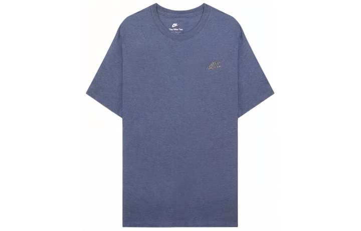 Nike Nike T Shirts Men's Blue Crew Neck Moderate