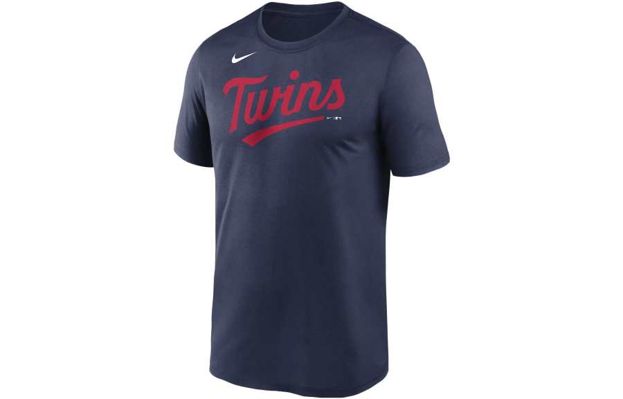 Nike Nike T Shirts Men's Marine Blue Crew Neck Moderate Straight Fit