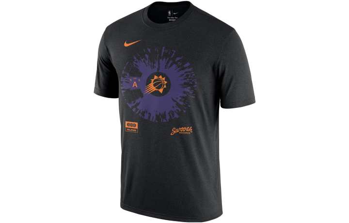 Nike Nike T Shirts Men's Black Crew Neck Moderate Straight Fit