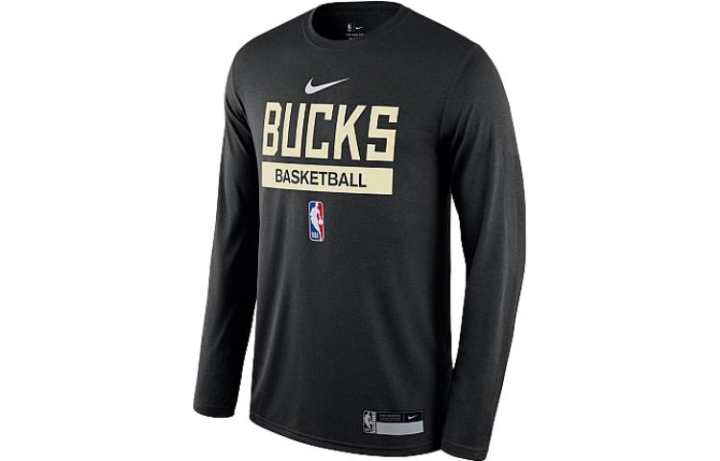Nike Nike Nba Milwaukee Bucks Practice Dri Fit L/S T shirt