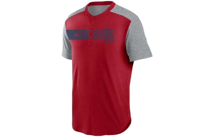 Nike Nike T Shirts Men's Red Crew Neck Moderate Straight Fit